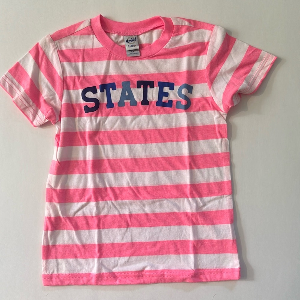 NWOT - The Wishing Elephant Shirt- TWE - States - 4th of July Shirt - 4T